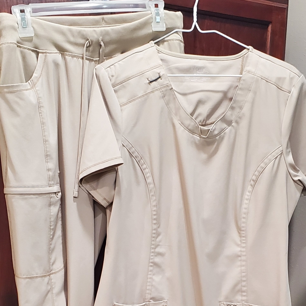 Khaki Cherokee Infinity Scrub Set